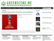 Tablet Screenshot of greenscene.me